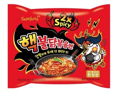Samyang Ramen Spicy 6x140g Korea Instant Nudeln extra scharf Pack