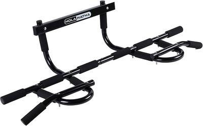 Heavy Duty Door Way Pull Up Bar Chin Up Dip Station for Multiuse Doorway Portabl