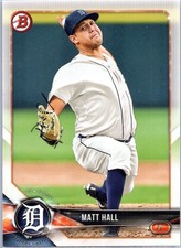 2018 Bowman #BP80 Matt Hall Prospects Tigers