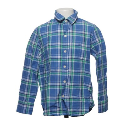 Gap Kids, Flanellhemd, Größe: 122, Blau/Grün/Weiß, Baumwolle/Leinen, Karo #TvD