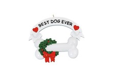 Best Dog Ever Personalized Christmas Ornament