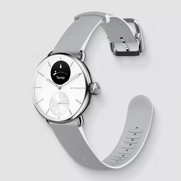 Withings ScanWatch 2 1,6 cm [0.63] OLED 38 mm Ibrido Acciaio inox (Withings Scan