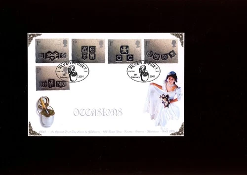 2001 Hallmarks Silver Street London N18 (GB Covers) Official FDC. Cat £25