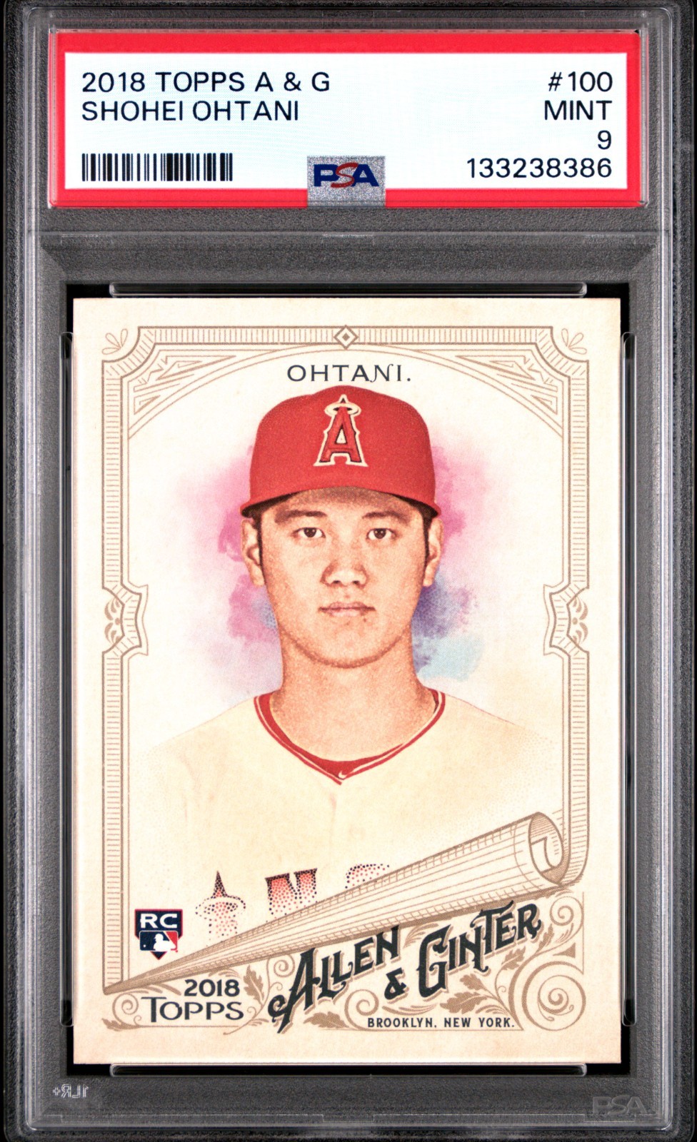2018 Topps Allen & Ginter Shohei Ohtani #100 RC PSA 9