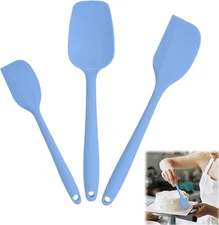 Silicone Spatulas Heat Resistant Food Grade Rubber Spatula, Handle with Ergonomi