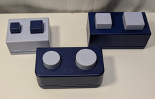 3x Creative Memories Punches, 6 Square Circle Sizes: 3/4", 1", 1 1/4", 1 1/2"