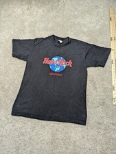 Vintage Hard Rock Cafe Orlando Shirt USA MADE Mens L Large Black 100% Cotton 90s