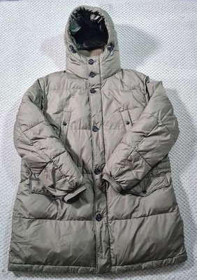 Hugo Boss Cian Parka Jacke Herren Khaki XL 56 Daunen Puffer Kapuze Wintermantel 