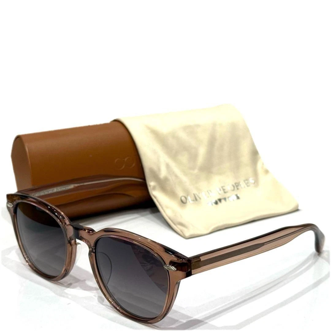 OLIVER PEOPLES Rari occhiali da sole OLIVER PEOPLE Sheldrake plus J PAMB rosa beige polarizzati Giappone