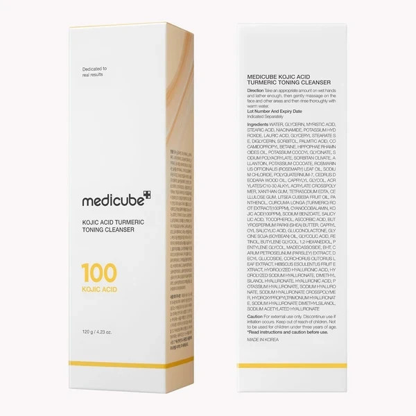 Medicube - Kojic Acid Turmeric Toning Cleanser 120G - Image 2
