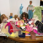 92 Pc Vintage Barbie Ken Skipper Doll & Old Clothes Shoes Purses Mkd