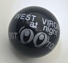 WEST VIRGINIA AT NIGHT LOST TOURIST ADVERTISING MARBLE .98" #185 — photo 1
