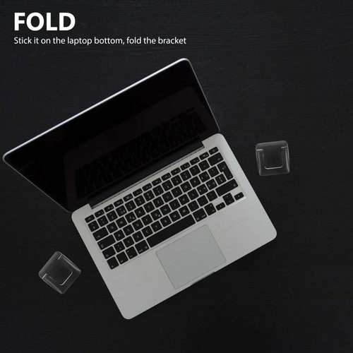 2 Pcs Laptopständer Laptophalter Aus Kunststoff Halterung Für Laptop-Ständer - Afbeelding 6 van 12