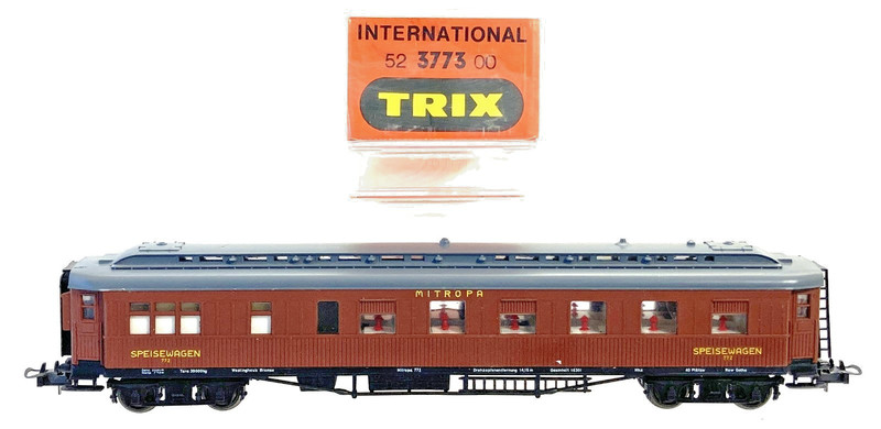 TRIX 3773 HO Prussian Mitropa Dining Car Speisewagen 772 Vintage