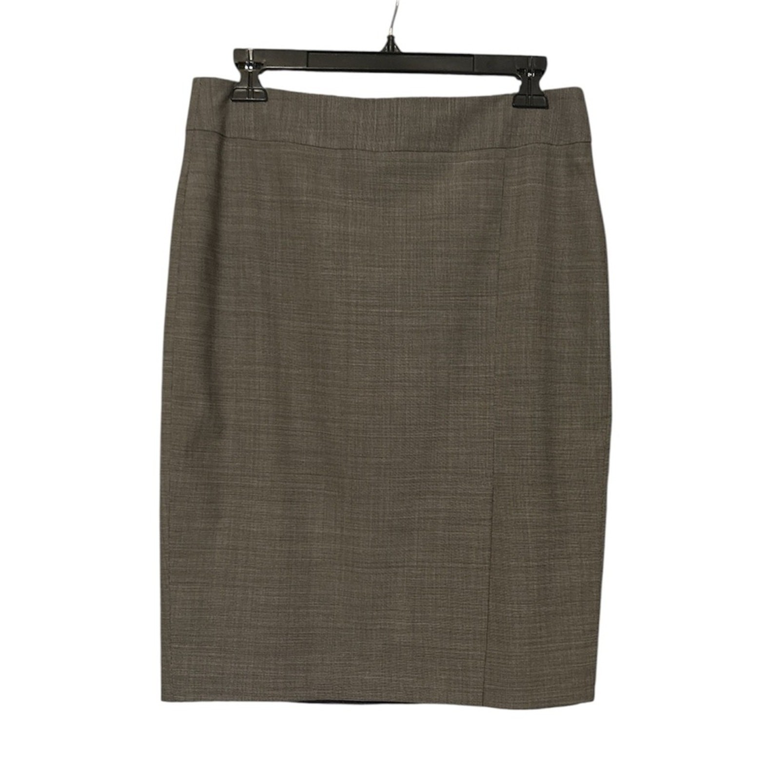 Ann Taylor Career Skirt Size 6 Gray Straight Pencil Classic Lined