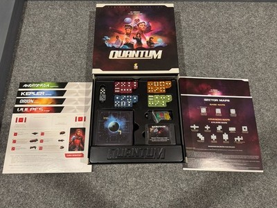 Funforge Quantum Board Game 2015 Revised Edition Zimmerman - 100% Complete 