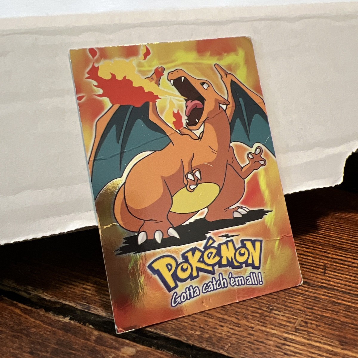 #06 charizard pokemon card Charizard #06 Holo Foil E6 of 12 Pokemon Topps Card 1999