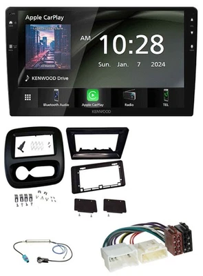 Kenwood 9 Zoll Bluetooth MP3 Lenkrad USB Autoradio für Fiat Nissan Opel Renault - Bild 1 von 4