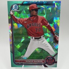 2022 Bowman Chrome Sapphire Edition - Prospects Denzer Guzman #BCP-220 Aqua /99