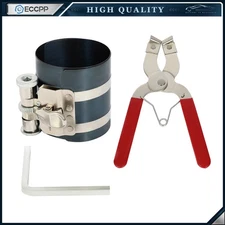 Piston Ring Compressor Install Plier Remover Expander Wrench Tool 2-1/8" to 7"