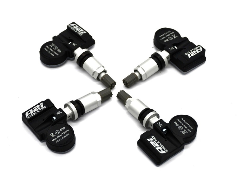 Set 4 TPMS Tire Pressure Sensors 433Mhz Metal fits 2016 McLaren 675LT