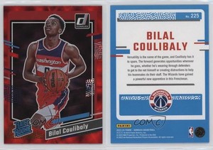 2023-24 Panini Donruss Rated Rookie Red Bilal Coulibaly #225 Rookie RC