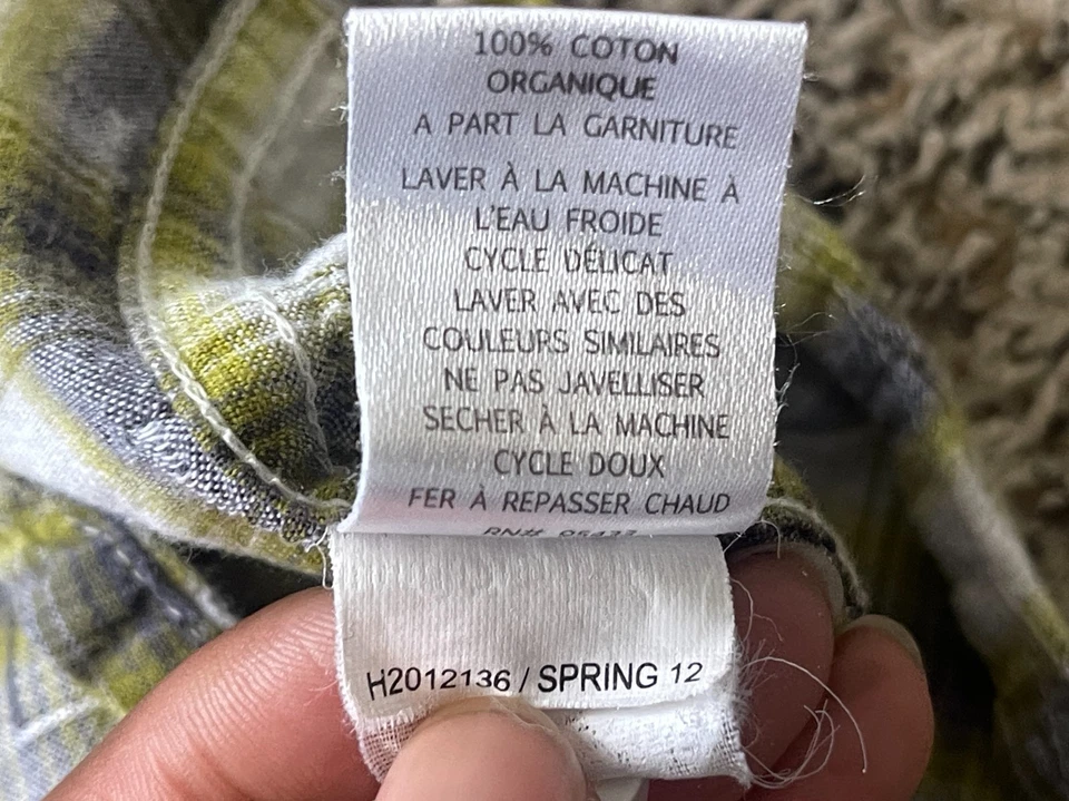 Horny Toad Shirt Mens Large Button Up 100% Organic Cotton Short Sleeve Casual - Image 4 of 4