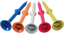 3 1/4" Step-Up Golf Tees - 5 Pack in Vibrant Colors