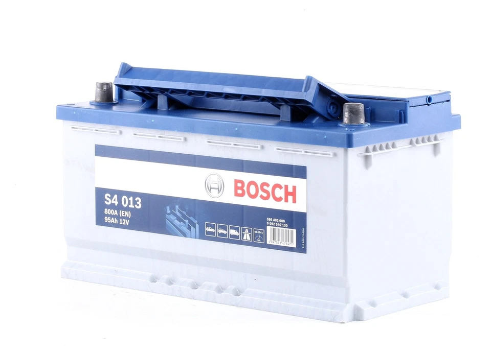 BOSCH 0 092 S40 130 S4 Batterie de Démarrage 12V 95Ah 800A EN pour VW L 80 - Photo 3/4
