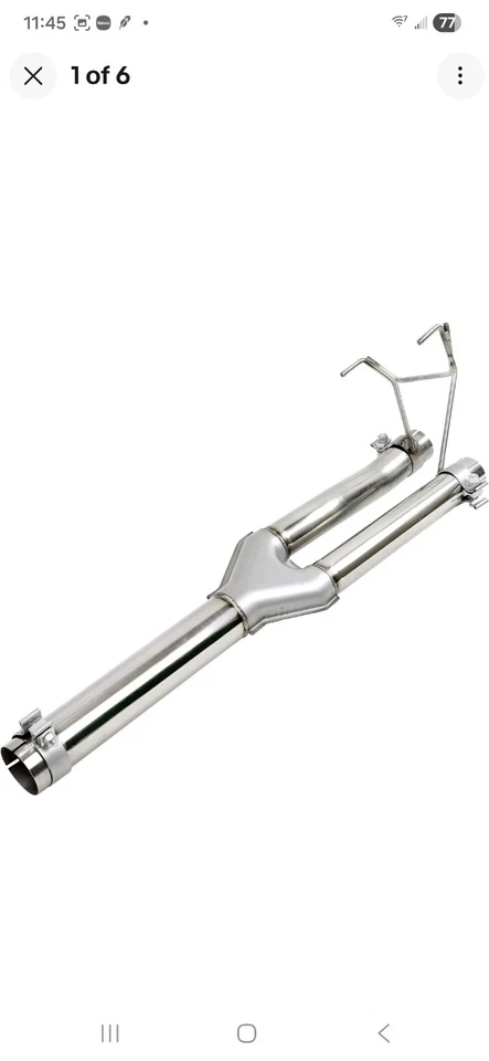 Dual Exhaust Muffler Y-Pipe Direct Fit Kit Fits 2009-2019 For Dodge Ram 1500 - Image 2 of 4