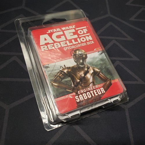 Star Wars: Age of Rebellion - Engineer Saboteur Deck (RPG Accessory) FFG special