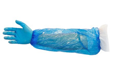 Disposable Protective Arm Sleeves Waterproof Polyethylene 18" 46cm -200 500 1000