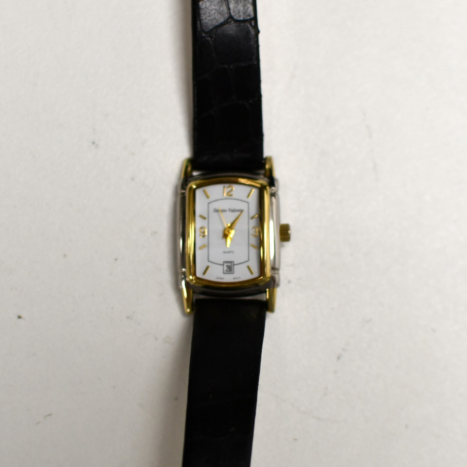 Sergio Valente Quartz Watch Rectangular Two-Tone … - image 3