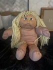 Vintage Cabbage Patch Doll 1978 1982 Blonde Hair Green Eyes Girl