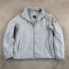 Vuori Ponto Insulated Jacket Men Large Platinum Heather PrimaLoft Stretch $228