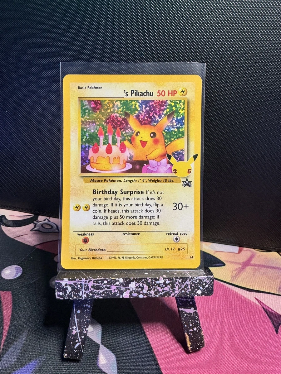 Birthday Pikachu | eBay