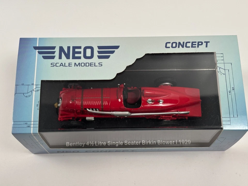 NEO SCALE MODELS 1:43 - BENTLEY 4,5 L SINGLE SEATER BIRKIN BLOWER 1929 - #46640 - Photo 2/4