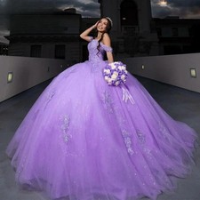 Sweeet Appliques Wedding Dresses Shiny Ball Gown Bride Robe Sweetheart Neck