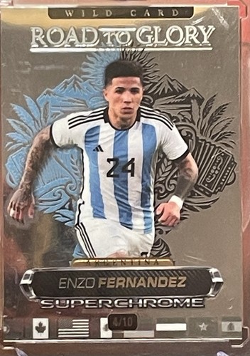 Wild Card 2026 Enzo Fernandez SuperChrome Road to Glory #SCRG2-EF 4/10