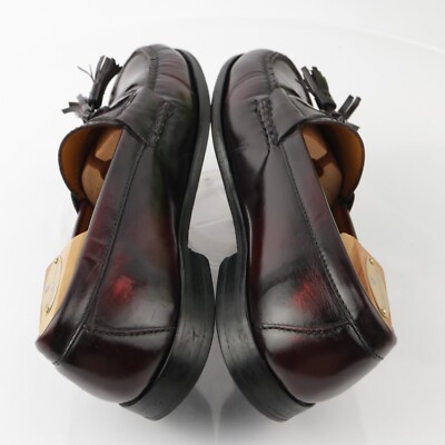 Cole Haan Mens Pinch Tassel Loafer Size 9.5 D Burgundy Moc  display picture 3