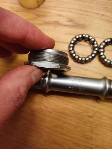 CAMPAGNOLO 70 SS VINTAGE PEDALIER ACERO, 111MM ITALIANO 36 X 24 - Imagen 4 de 9