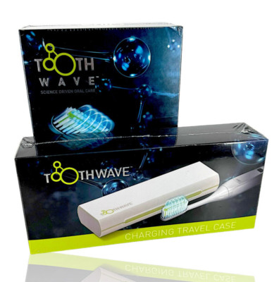 Silk`N Toothwave Elektrische Zahnbürste + Reiseetui Travel Case weiß NEU