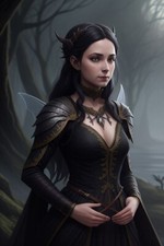 ENCHANTED PARANORMAL Haunted Dark ARTS PAJI FAE FAIRY Dark, unique, witty, EMO