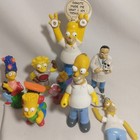 Vintage Lot of The SIMPSONS Bendies Figures Keychains PVC 1990