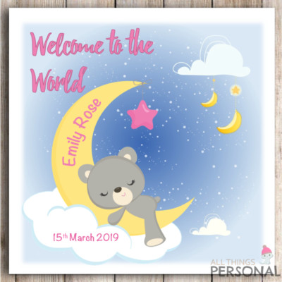New Baby Girl Card Welcome To The World Congratulations Parents It s A new-baby-girl-card-welcome-to-the-world-congratulations-parents-it-s-a