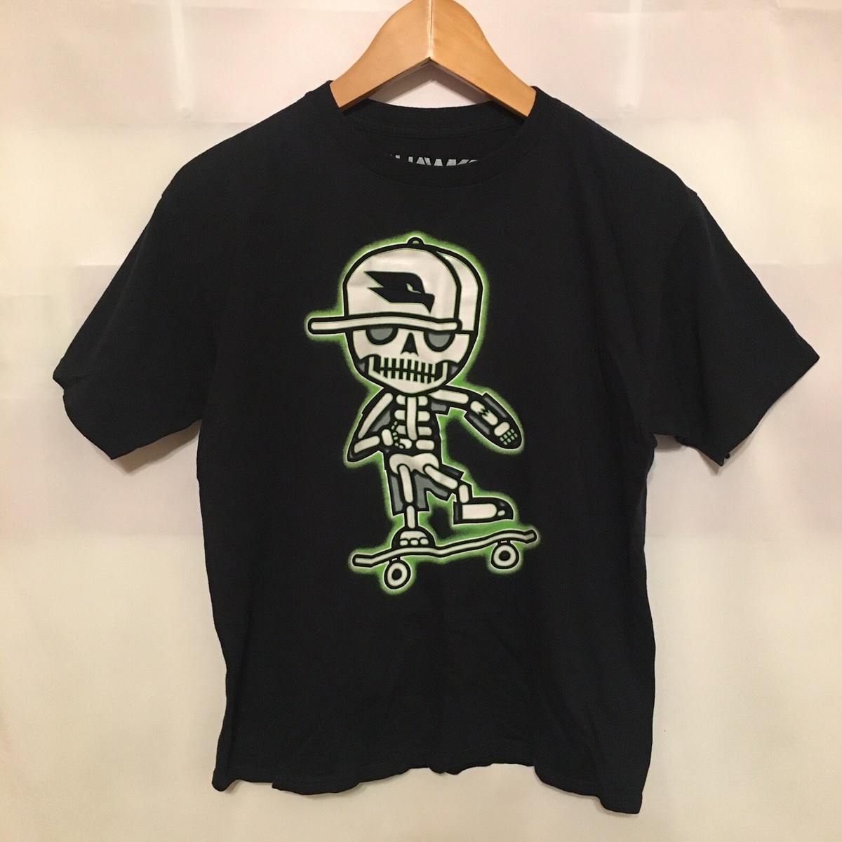 Tony Hawk Glow In The Dark Skeleton Boys Shirt