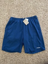 Nowe z metką PATAGONIA męskie spodenki multi trail 8" w kolorze lagunowego niebieskiego Rozmiar Small