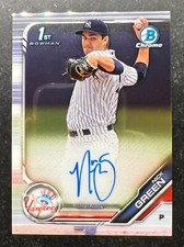 2019 Bowman Chrome Prospect Autograph Nick Green