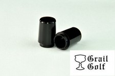 GRAIL GOLF NEW PREM BLACK "COLLARED" WOOD FERRULES .335 .63" .490OD QUALITY LOT