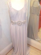 Gina Bacconi Nude Pink Dress SC29037 Size 12